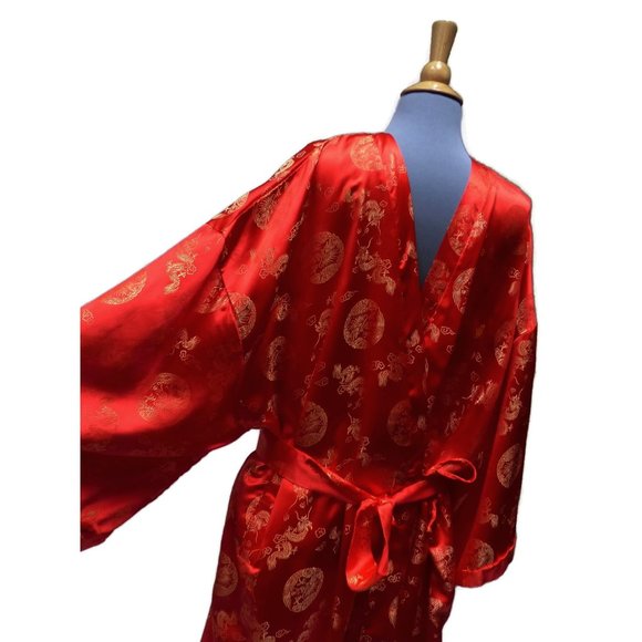 Cache Creek Other - Men's Cache Creek Red Jacquard Kimono Robe XL